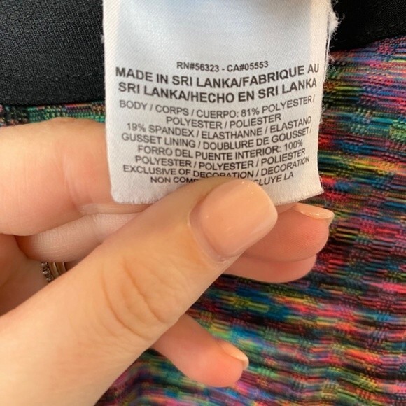 Nike Pro Hyperwarm Rainbow Multicolor High Waist Leggings - Size XS - EUC - Picture 5 of 7